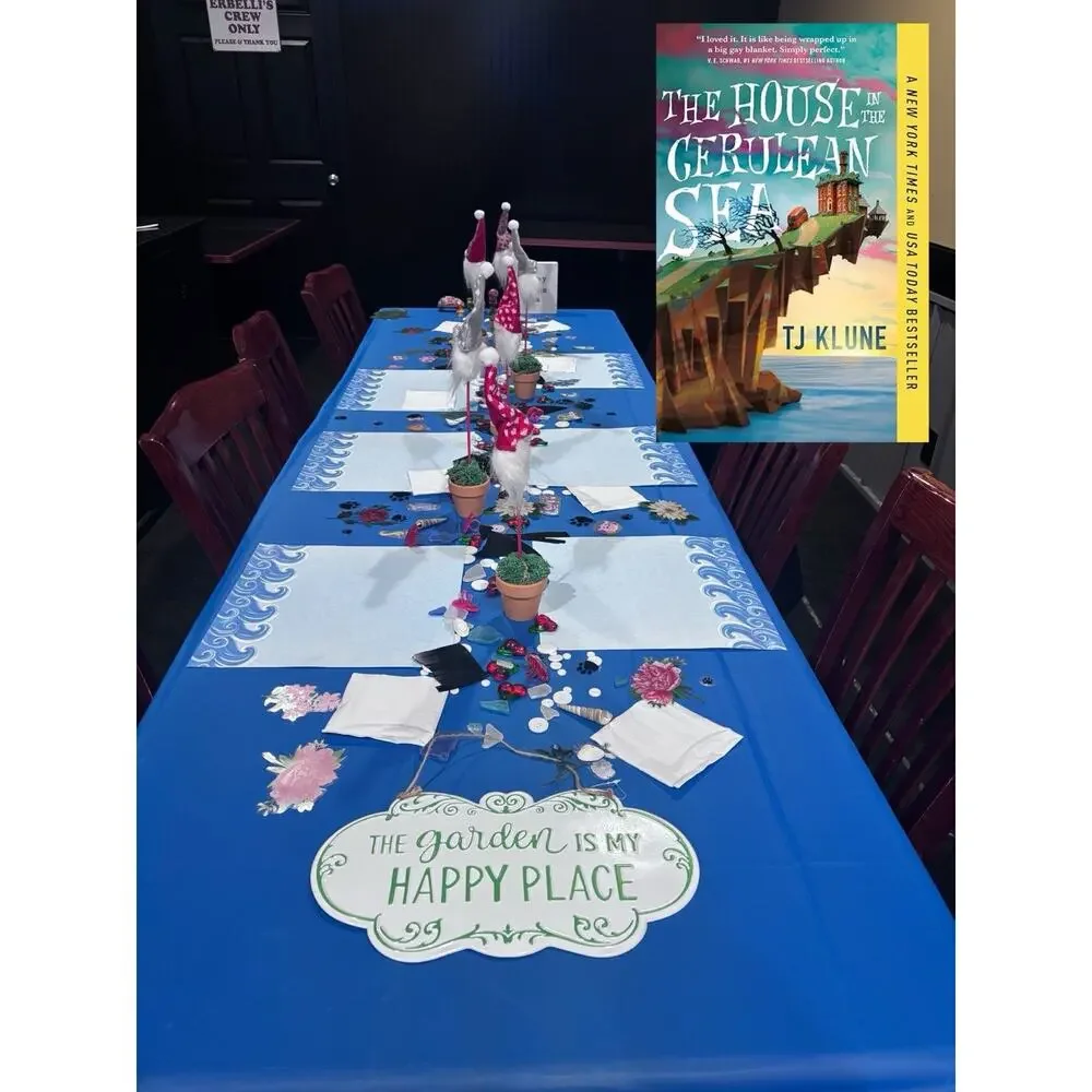 House In The Cerulean Sea Party Or Book Club Decoration Kit (Book Included) B11